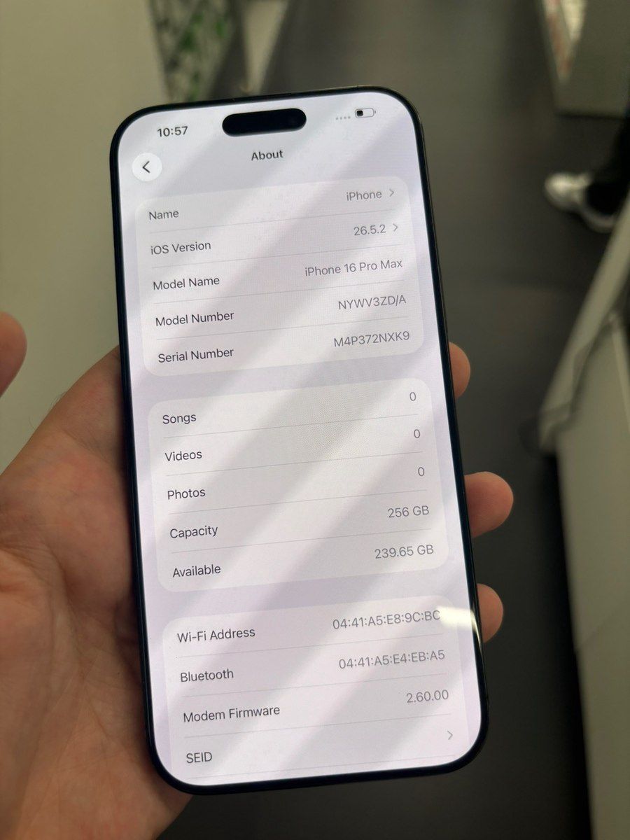 Apple iPhone 16 Pro Max Black Titanium 256GB/8GB — Smartfonlar, Bakı (8)