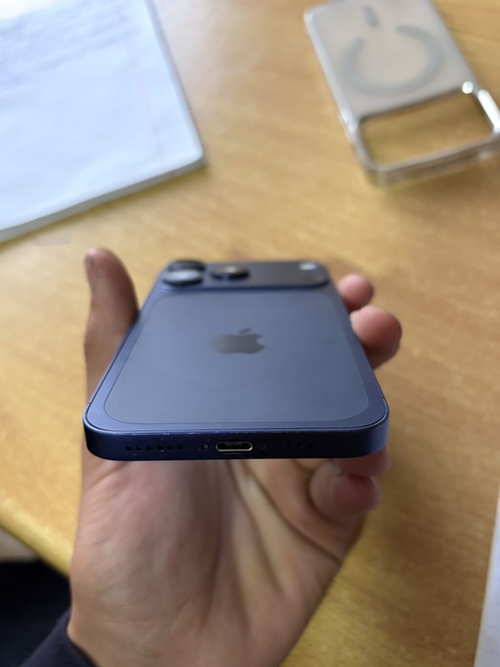 IPhone 17 Pro, 64 GB, Mavi, Qırıq — Apple iPhone, Xaçmaz (2)