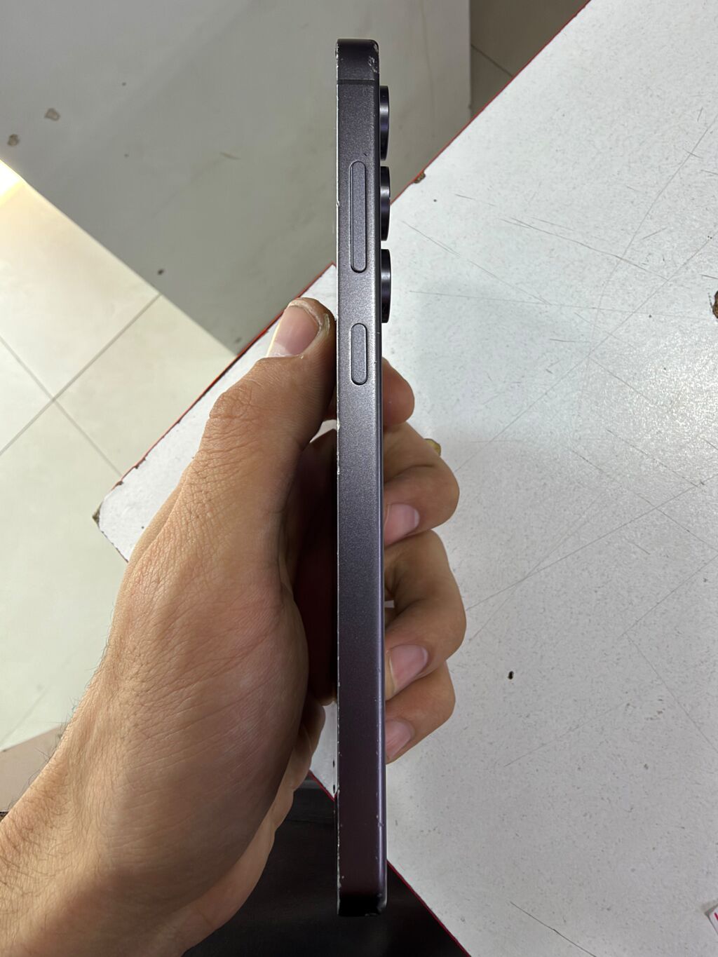 Samsung Galaxy S24 FE, 128 GB, rəng - Boz, Barmaq izi — Samsung, Bakı (4)