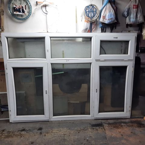 PVC pəncərə bloku - Material: ağ PVC profil - Ümumi ölçülər: təxmini — Digah