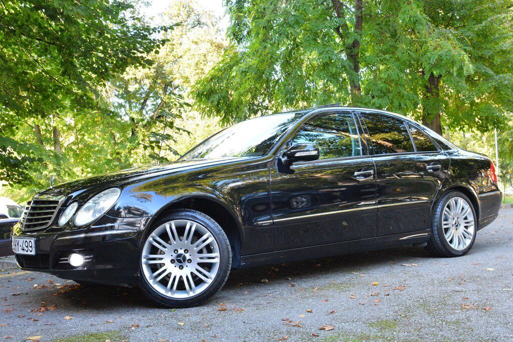 Mercedes E 220, 2.2 L, 2007 il, 410 000 km 90-HY-499 — Avtomobillər, Quba (3)