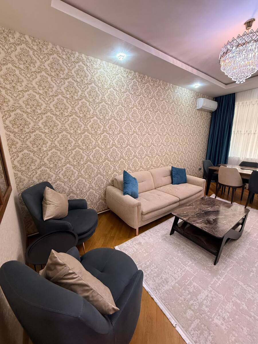 İcarəyə verilir 2 otaqlı yeni tikili 80 m² — Mənzil, Bakı (2)