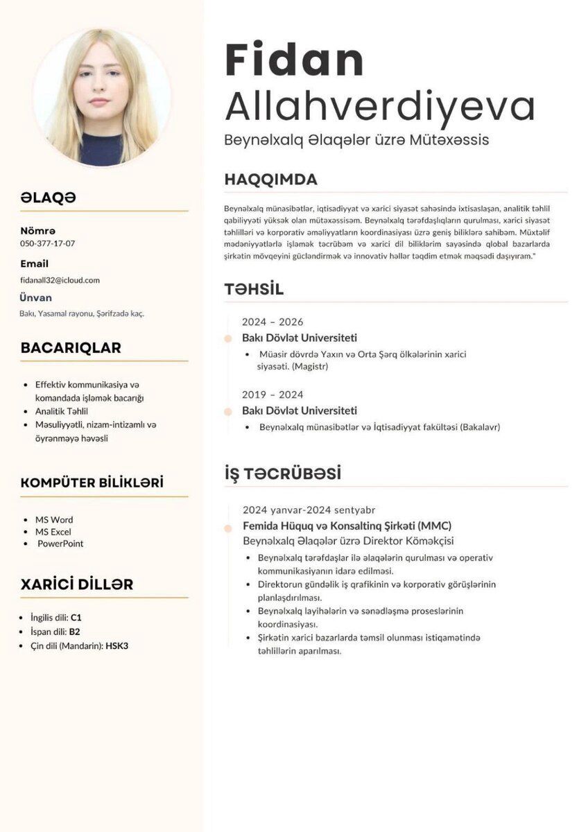 Peşəkar CV hazırlanması — Reklama, IT, marketing, Bakı (2)