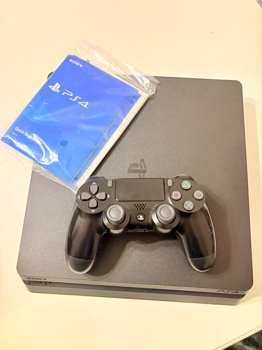 Sony PlayStation 4 (PS4) Slim – 500 GB, HDR dəstəyi ilə Praşifkalıdır — Oyun konsolları, Bakı (4)