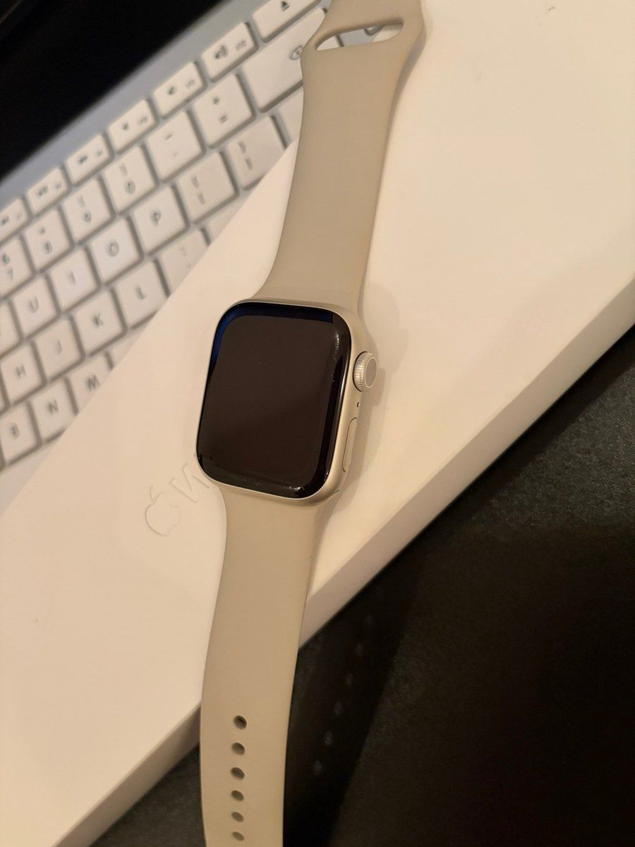 Apple Watch Series 8 Aluminum Starlight 41mm — Ağıllı saatlar və biləkliklər, Bakı (8)