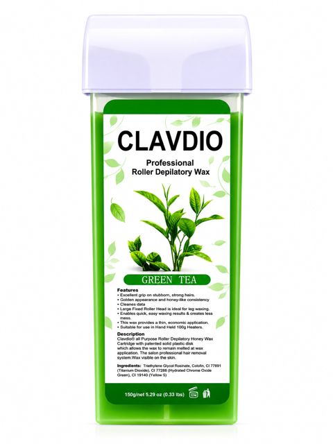 Depilyasiya üçün mum Clavdio Green tea, 150 q — Bakı