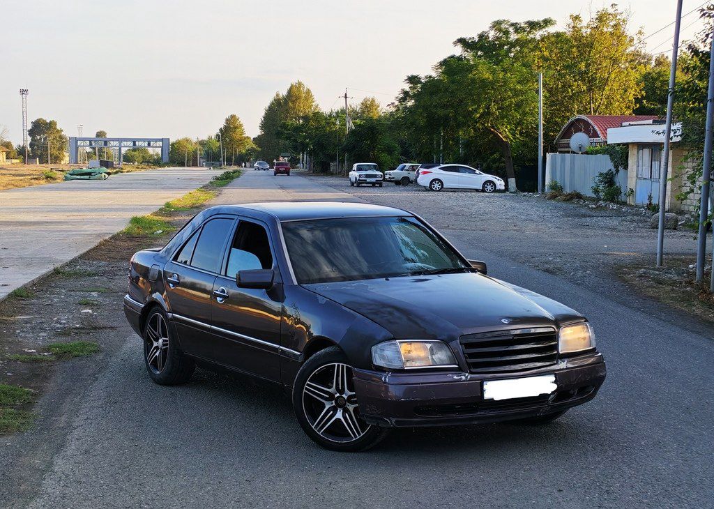 Mercedes C 200, 2.0 L, 1995 il, 218 874 km — Avtomobillər, Bərdə (6)