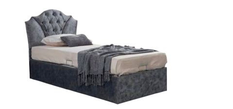 Bir nəfərlik çarpayı Maya, boz, MDF, 100х200х90 sm — Bakı