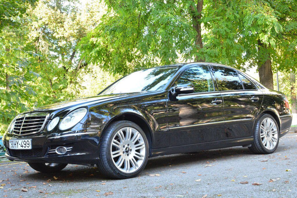 Mercedes E 220, 2.2 L, 2007 il, 410 000 km 90-HY-499 — Avtomobillər, Quba (10)