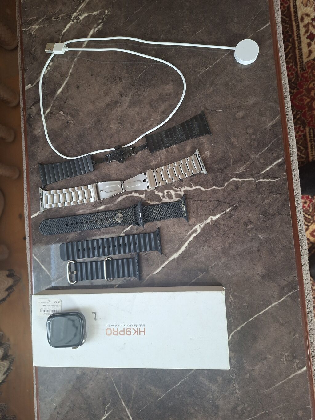HK9 Pro smart saat dəsti Xüsusiyyətlər: - Model: HK9 Pro (qutu — Qol saatları, Digah