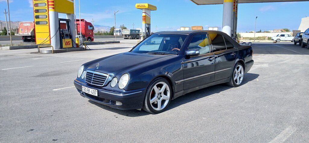 Mercedes E 240, 2.4 L, 2000 il, 299 633 km 60-BK-497 — Avtomobillər, Sumqayıt (9)
