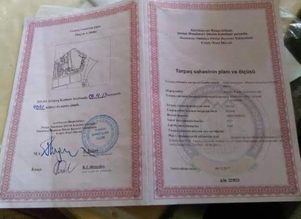 2 sot, Tikinti, Mülkiyyətçi, Bələdiyyə — Torpaq, Bakı (2)