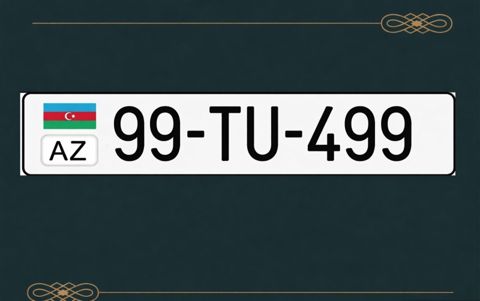 Avtomobil qeydiyyat nişanı - 99-TU-499 — Bakı