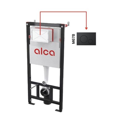 Alca AM101/1120 + M678 Qara-mat – Divar içi installyasiya sistemi — Bakı