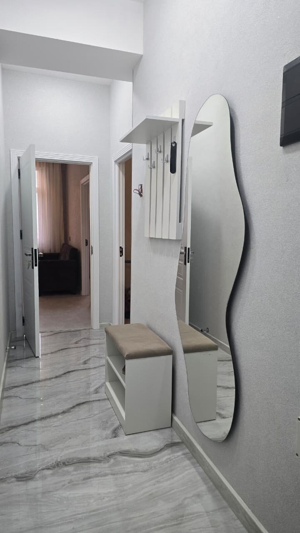 İcarəyə verilir 2 otaqlı yeni tikili 50 m² Kirayə verirəm, öz evimdi — Mənzil, Saray (8)