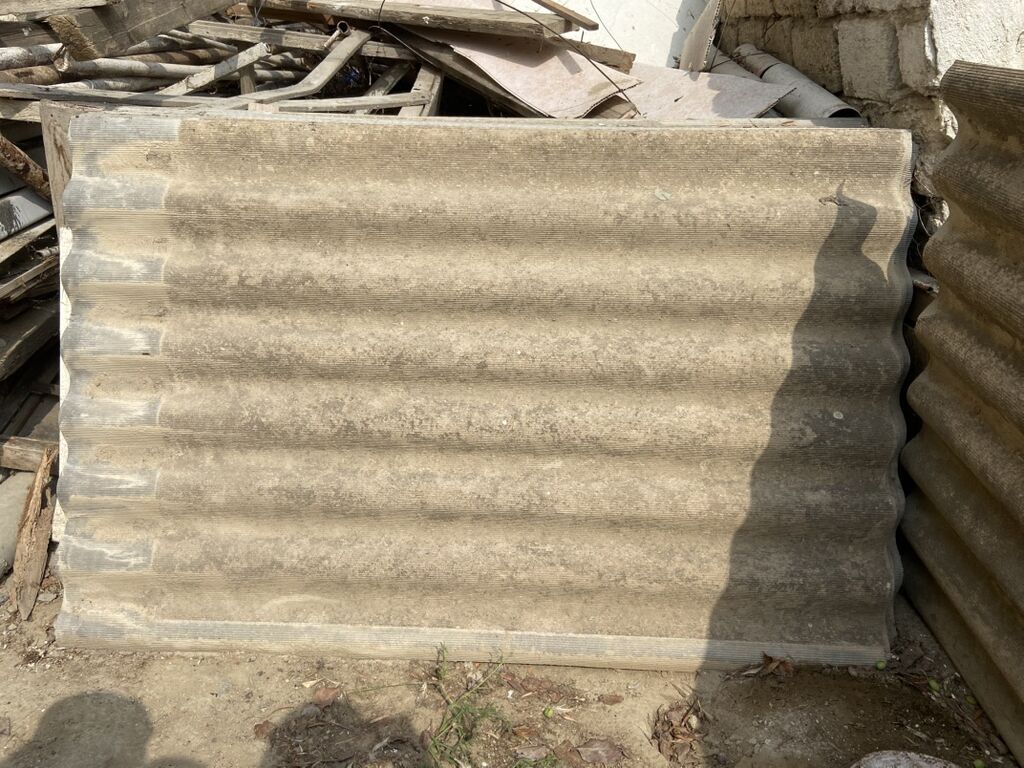 Şifer dalğalı dam örtüyü lövhələri - Material: lifli-sement (dalğalı — Dam örtükləri, Bakı (2)