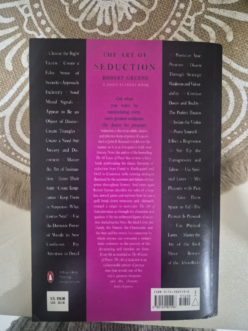 “The Art of Seduction” Robert Greene на английском языке, в — Kitablar, Bakı (2)
