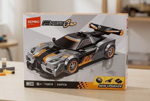 Konstruktor Sembo Block Famous Car 730018, 6+ yaş, 245 element — Bakı