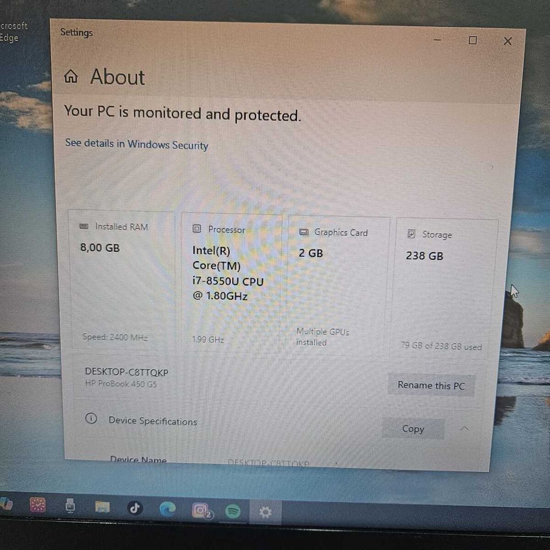 HP Elitebook 450 g5 — Noutbuklar, Bakı (2)