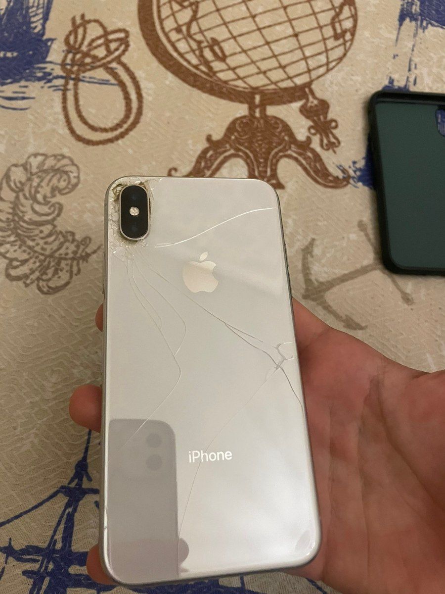 Apple iPhone X Silver 64GB/3GB — Smartfonlar, Bakı (2)