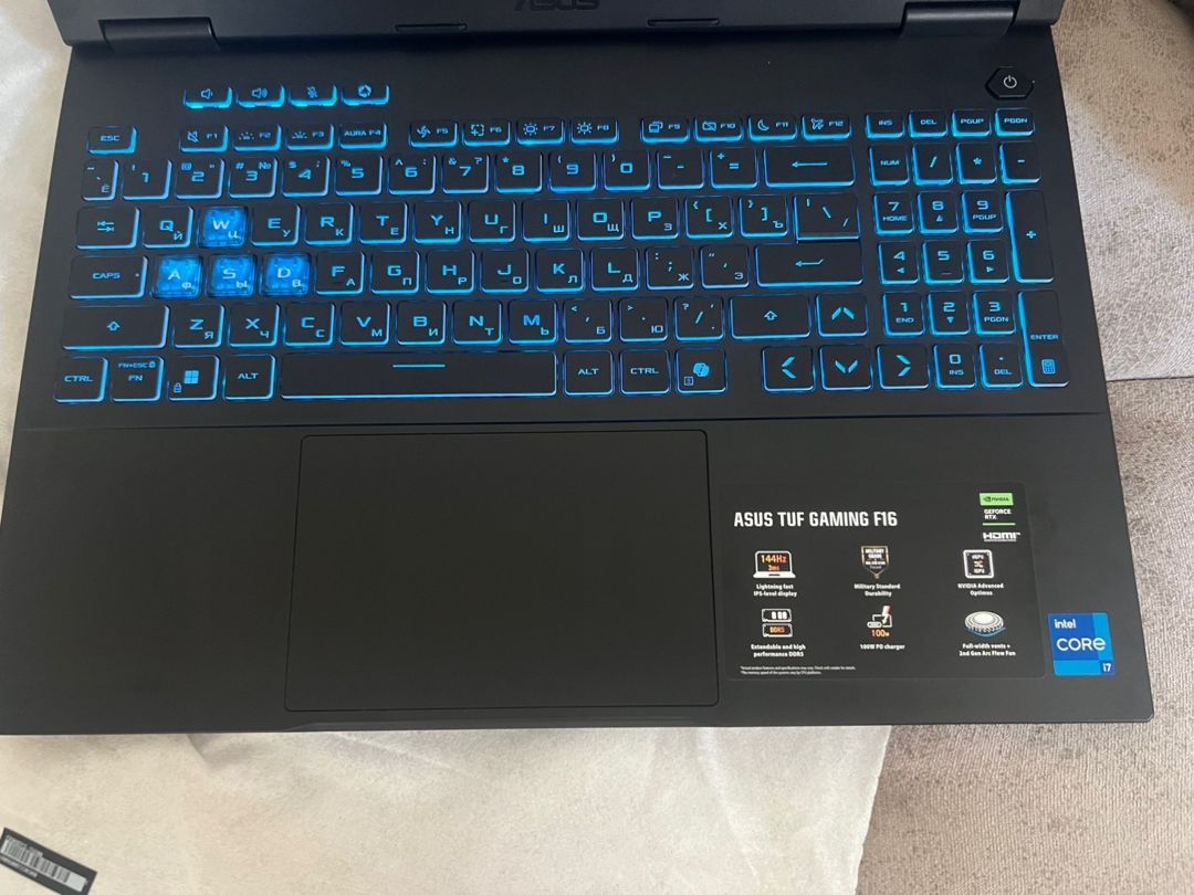 Asus Tuf Gamin F16, 1 TB SSD, RTX5060, i7-14650 HX — Noutbuklar, Bakı (2)