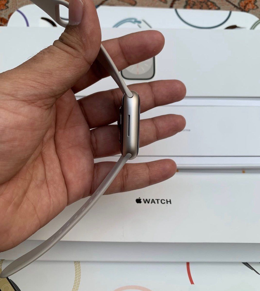 Apple Watch Series 8 Aluminum Cellular Starlight 45mm — Ağıllı saatlar və biləkliklər, Bakı (6)