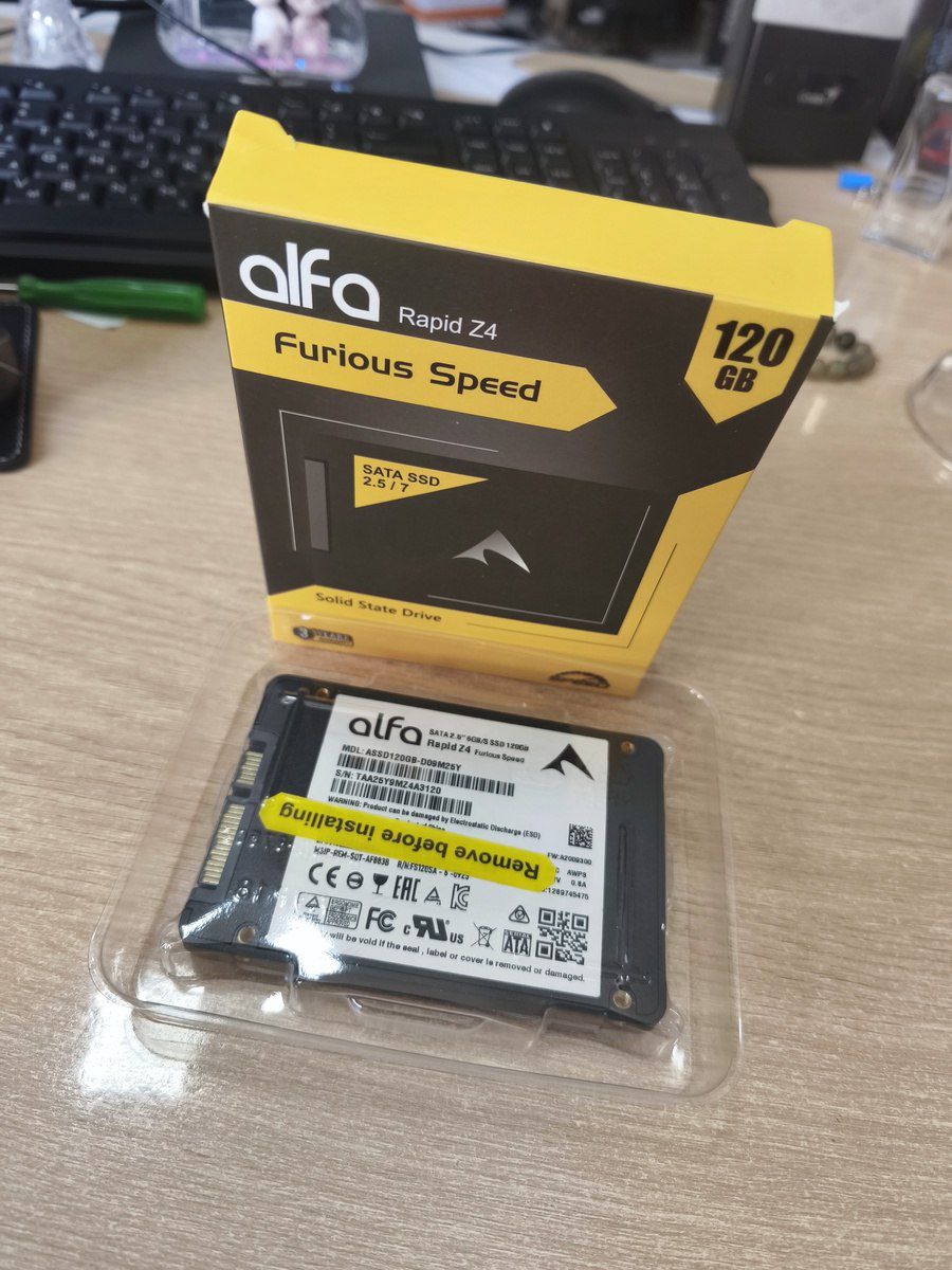 SSD Alfa 120 GB — Kompüterlər və noutbuklar, Bakı