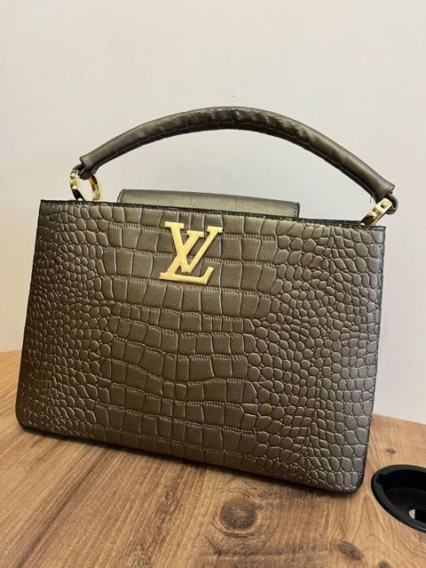 Louis Vuitton üslubunda qadın çantası (Səliqəli) Kroko naxışlı — Bakı