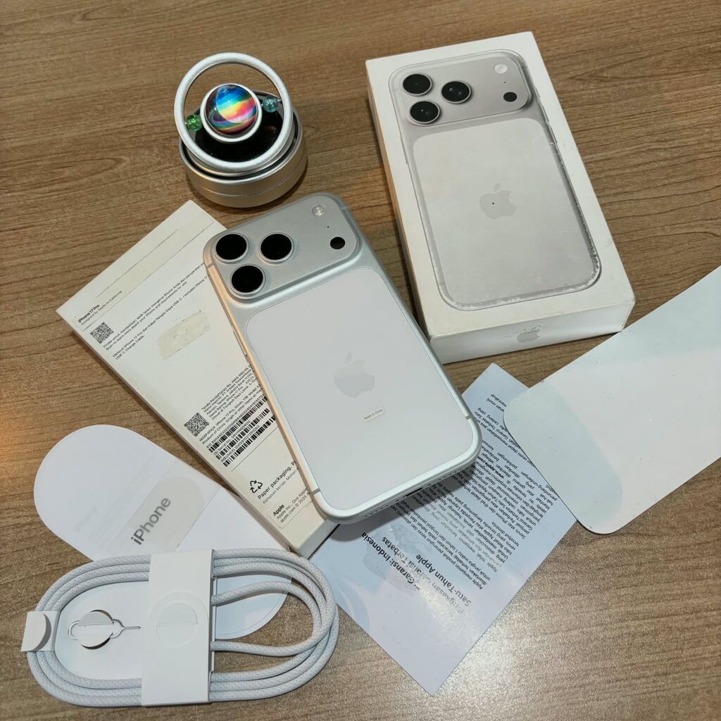 IPhone 17 Pro, 1 TB, White Titanium, Sənədlərlə — Apple iPhone, İsmayıllı (6)
