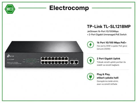 TP-Link TL-SL1218MP — Bakı