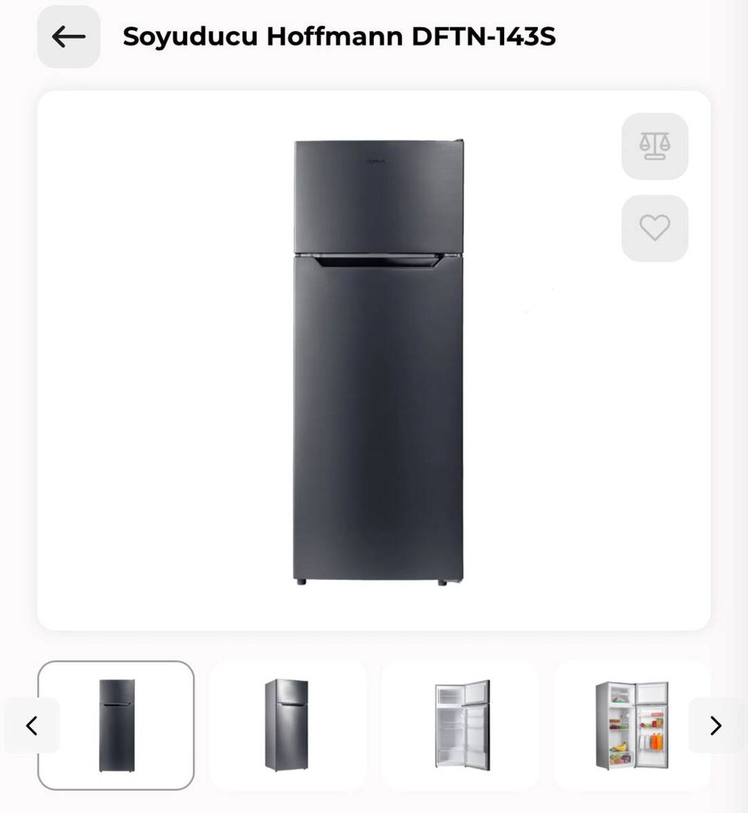 Soyuducu Hoffmann DFTN-143S — Ev texnikası, Bakı
