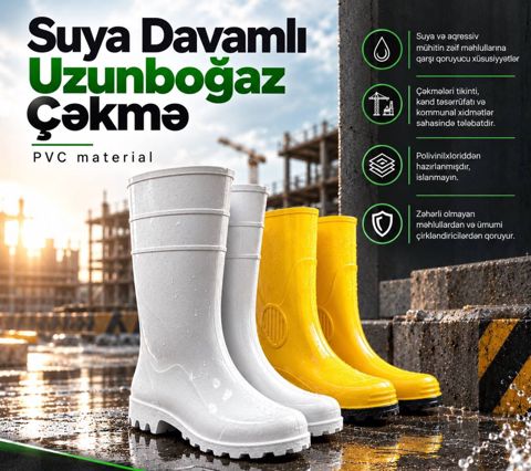 Rezin suya davamlı çəkmələr — Bakı