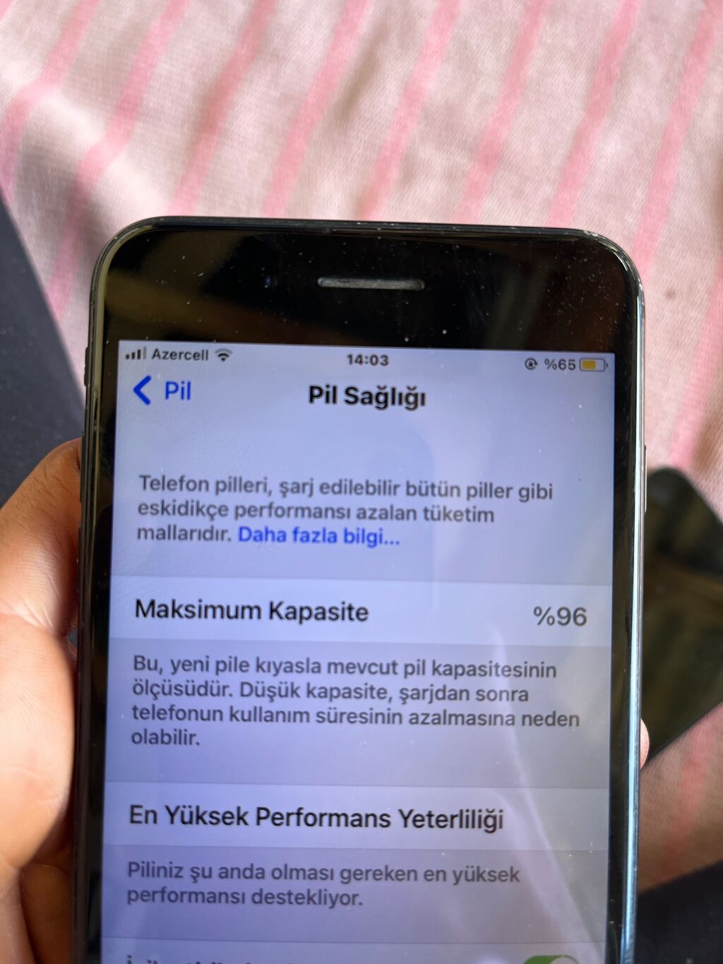 IPhone 7 Plus, Jet Black, Barmaq izi — Apple iPhone, Mingəçevir (4)