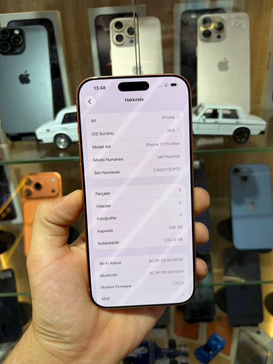 Apple iPhone 17 Pro Max Cosmic Orange 256GB/12GB — Smartfonlar, Bakı (3)