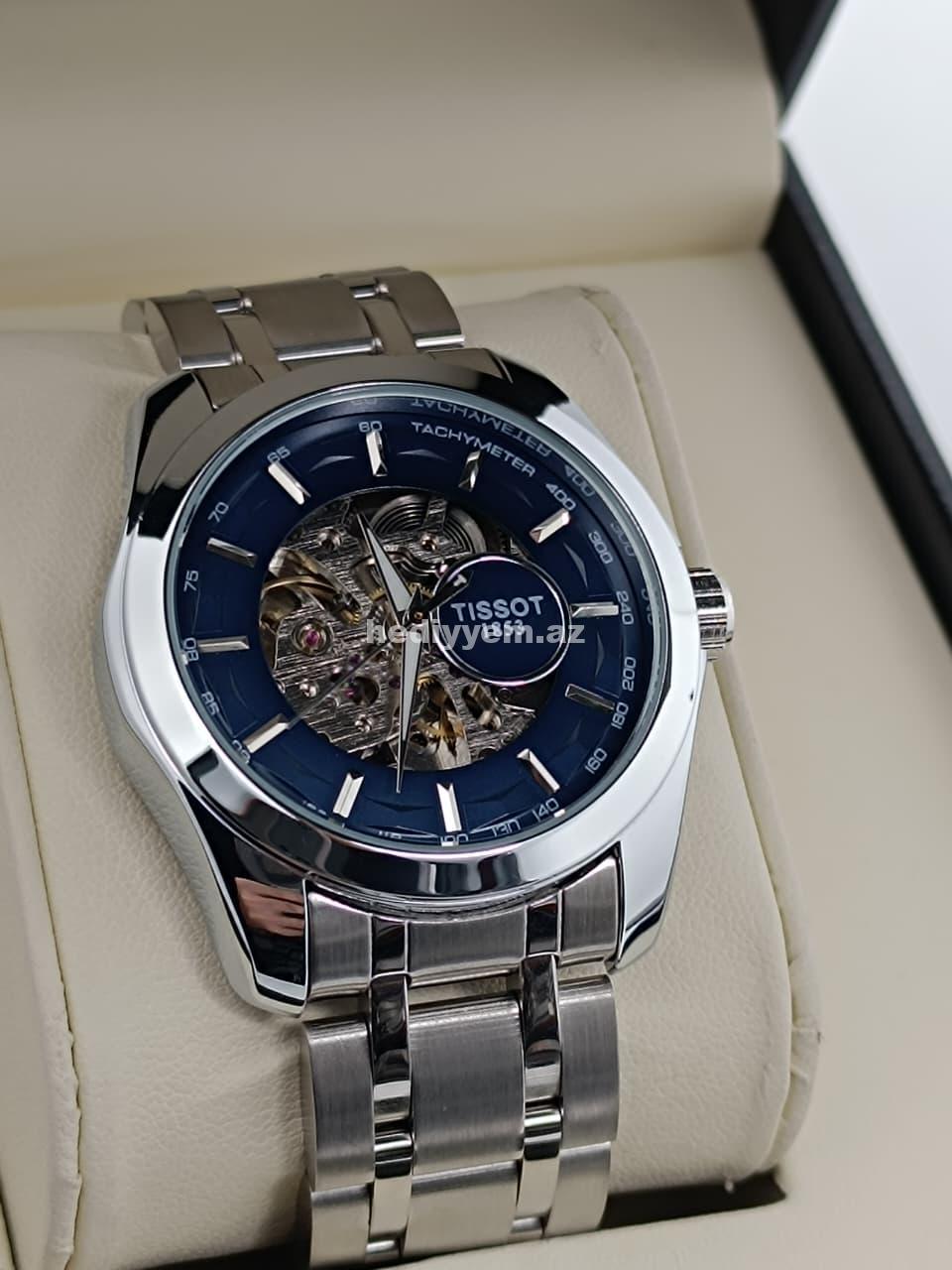 Tissot Skelton Kişi Saati Avto mexanika Euro kilit — Qol saatları, Bakı (4)
