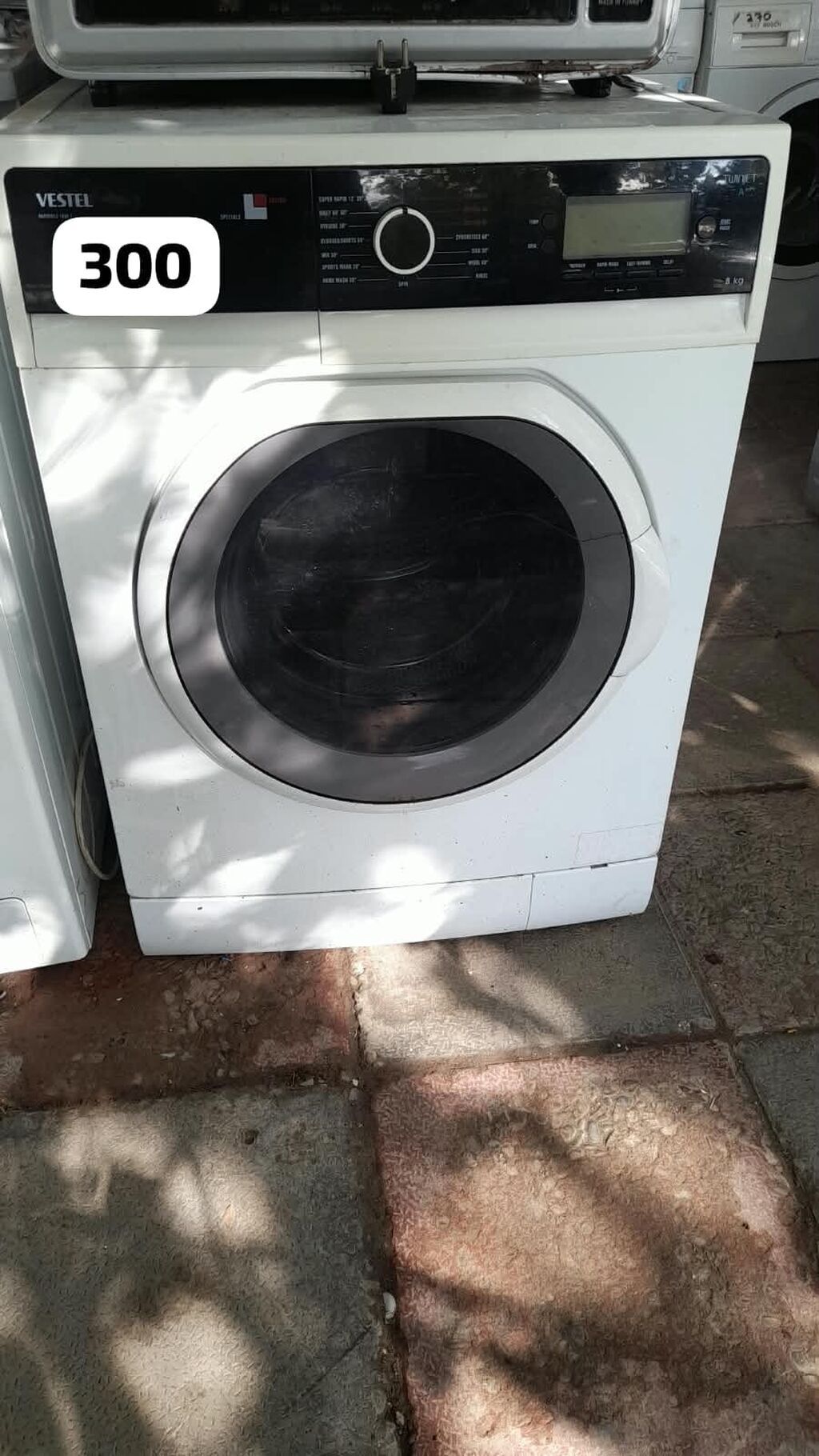 Paltaryuyan maşın LG, 7 kq, Yeni, Avtomat, Qurutma var, Kredit yoxdur, Pulsuz çatdırılma, Ödənişli çatdırılma — Çamaşır maşınları, Bərdə (2)
