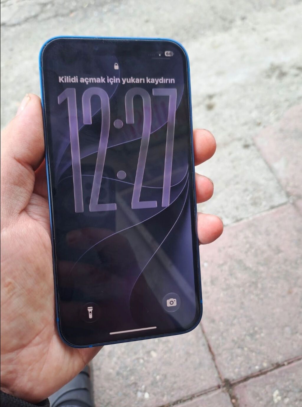 IPhone 13, 128 GB, Mavi, Zəmanət, Simsiz şarj, Face ID — Apple iPhone, Bakı (2)