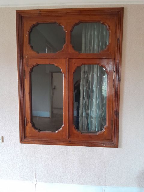 Taxta çərçivəli klassik pəncərə - Material: keyfiyyətli bərk ağac — Digah