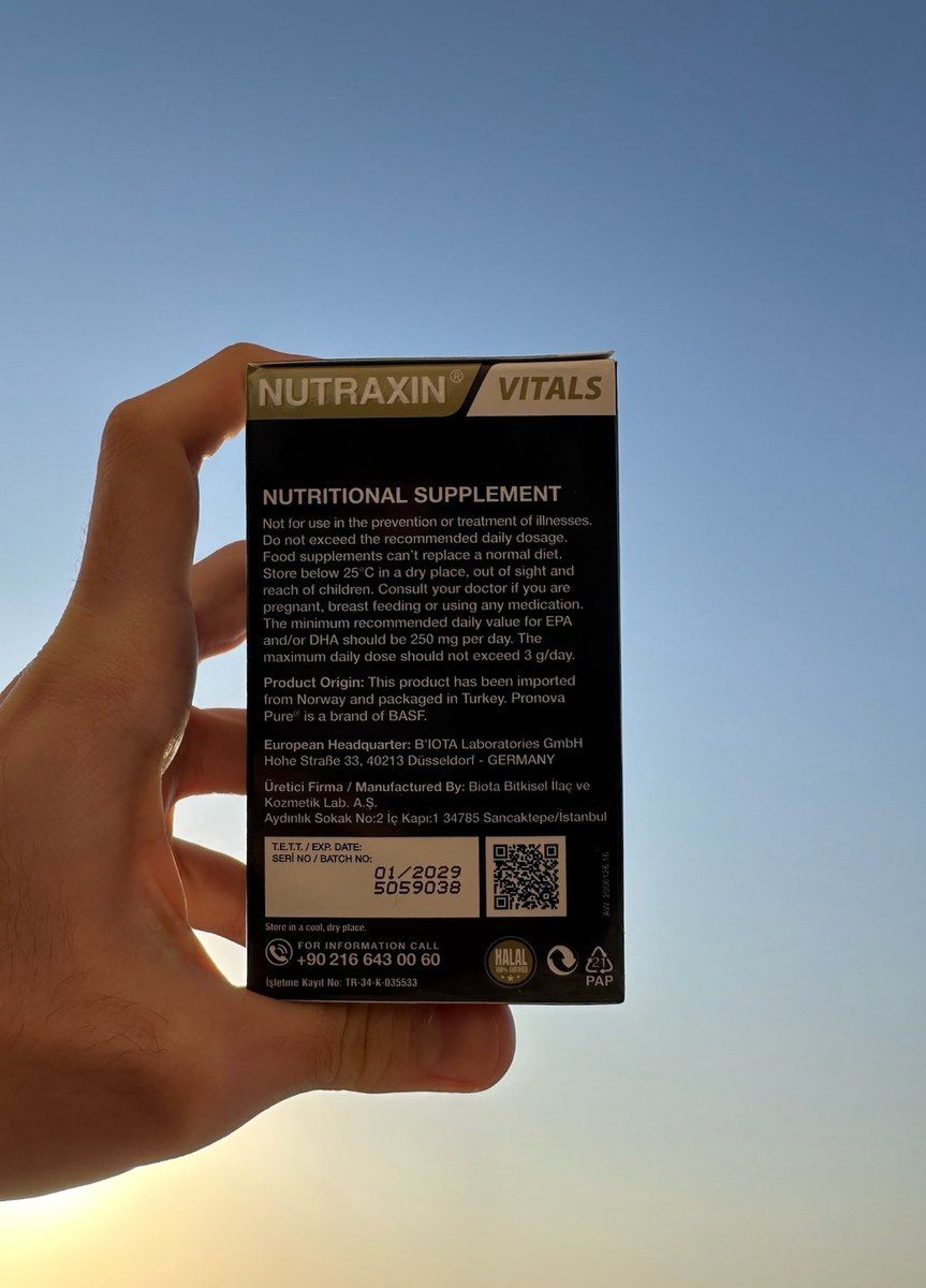 Balıq Yağı Vitamin Omega-3 2000 mg Nutraxin Norveç — Gözəllik və səhiyyə, Bakı (7)