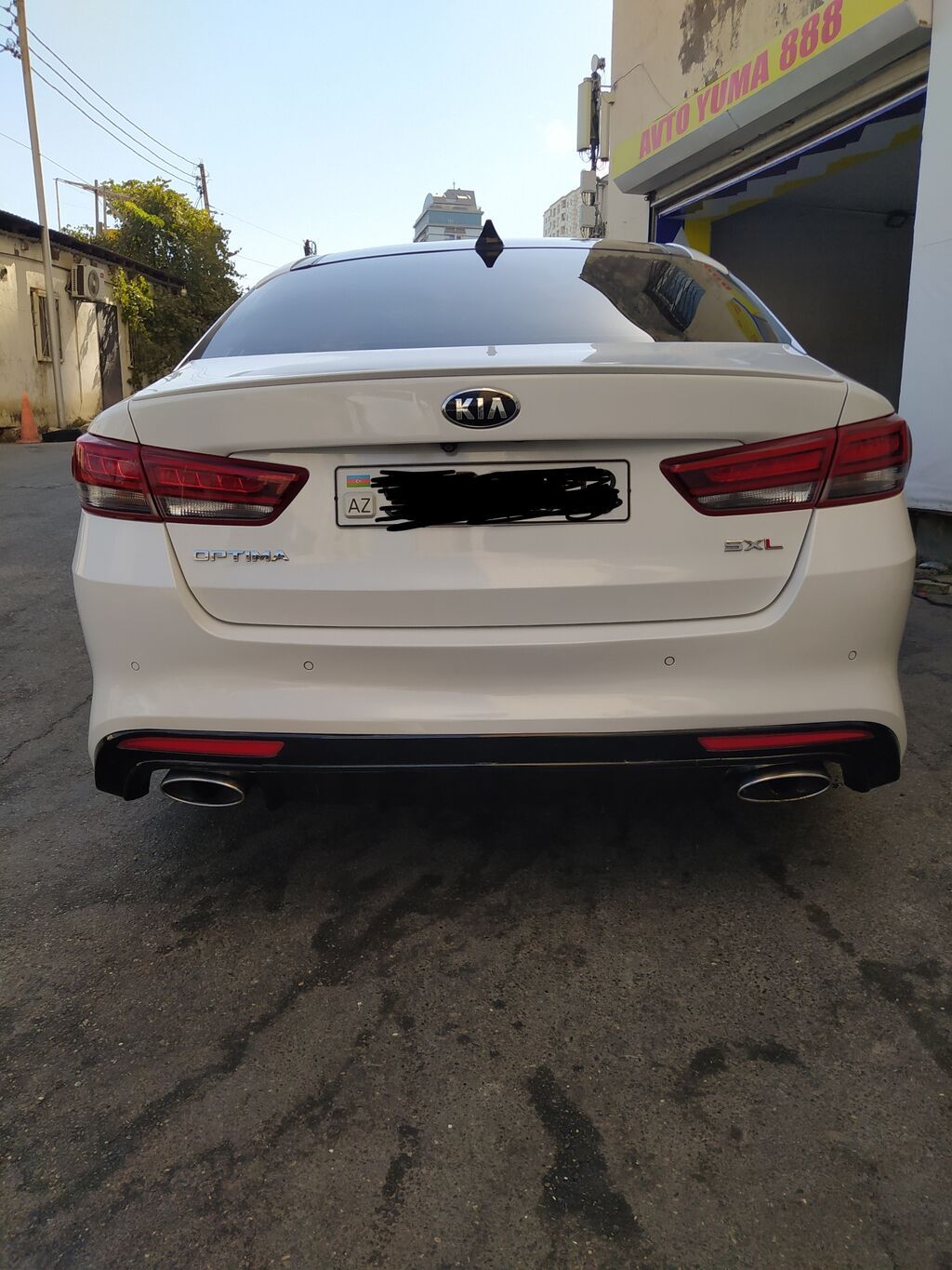 Kia Optima SXL Turbo – ağ rəngli, sedan kuzov. Güclü və qənaətcil — Avtomobillər, Bakı (2)