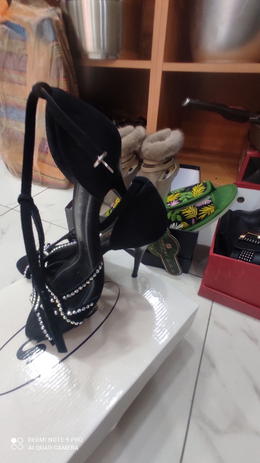 Qadın yüksək dabanlı sandal 120 alinib taxadir 38 razmer endrimdadi — Sandal, Bakı (4)