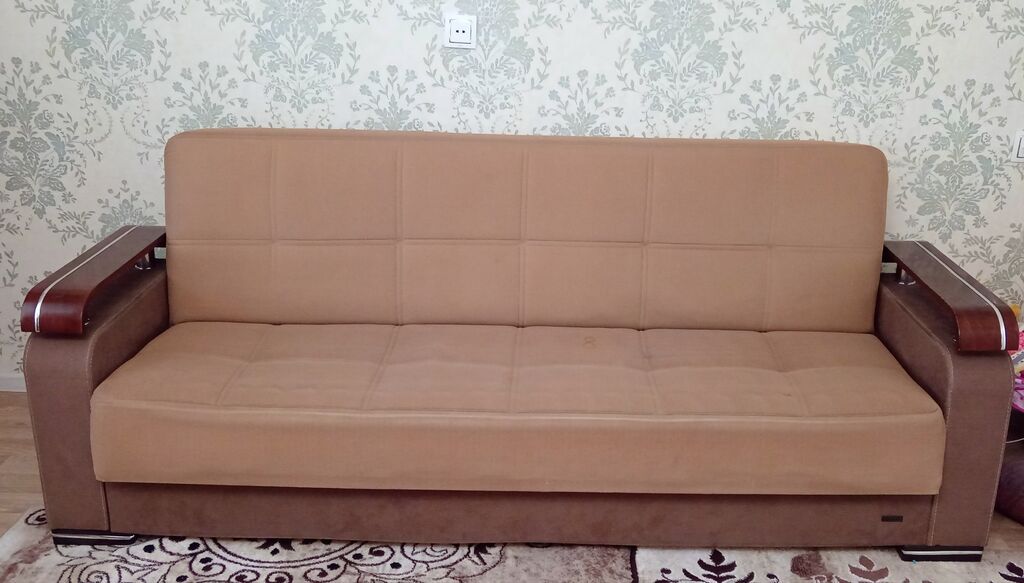 Saloğlu yumşaq mebel dəsti - Tərkib: 1 ədəd 3 nəfərlik divan + 2 — Yumşaq mobilya dəstləri, Masazır (3)