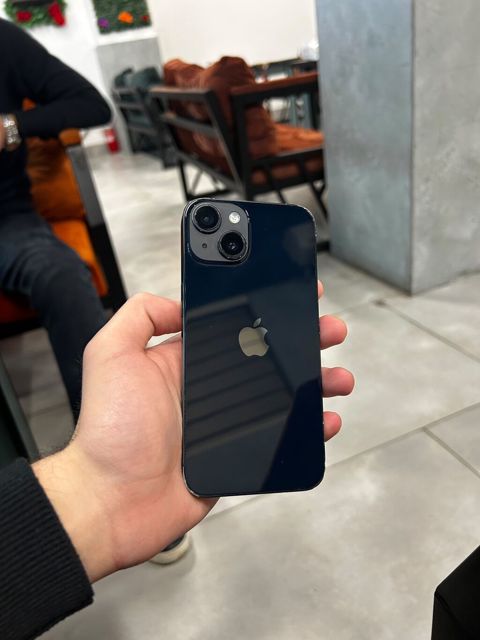 IPhone 14, 128 GB, Midnight, Zəmanət, Simsiz şarj, Face ID — Bakı