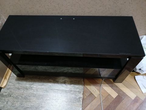 İşlənmiş, Düz TV altlığı, Polkalı, Şüşəli — Bakı