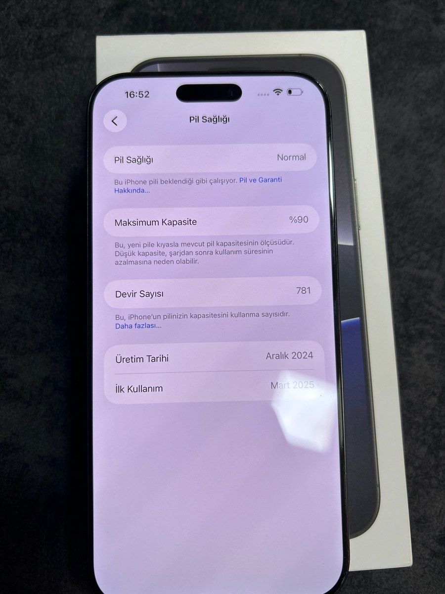 Apple iPhone 16 Pro Max Black Titanium 256GB/8GB — Smartfonlar, Bakı (6)