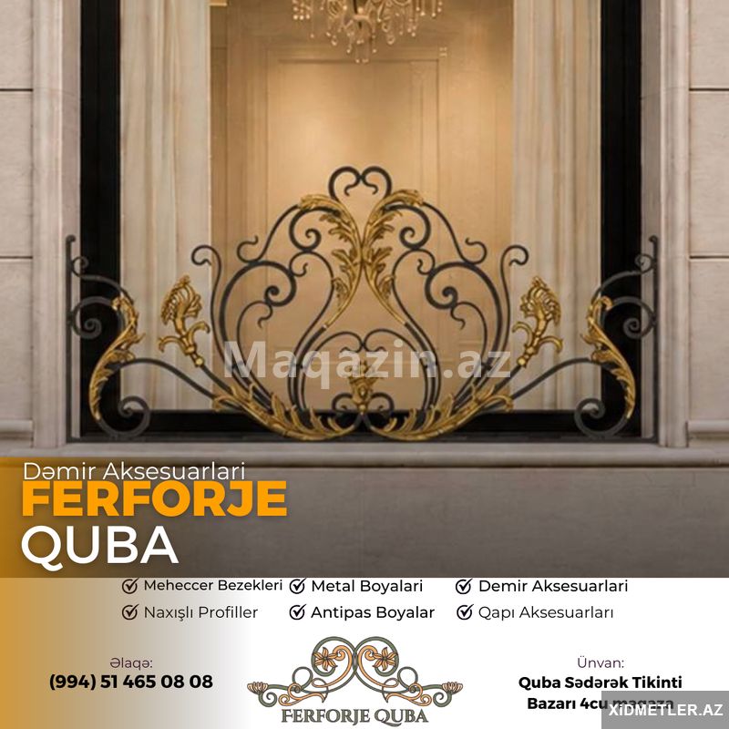 Meheccer Aksesuarlarinin Satisi Quba Ferforje — Tikinti materialları, Quba (2)
