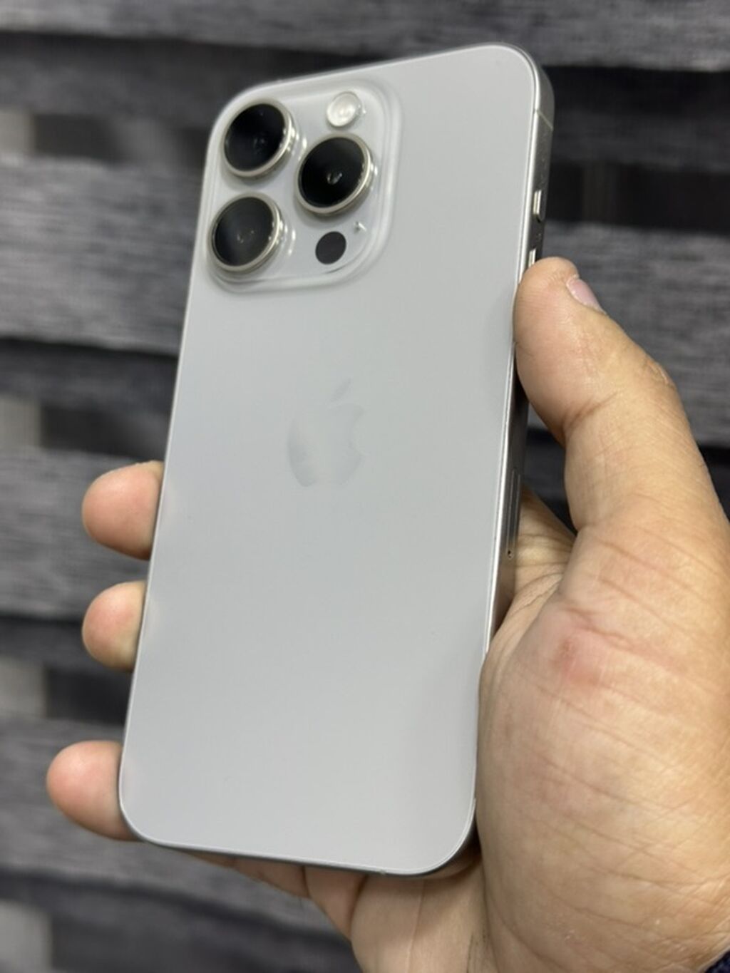 IPhone 15 Pro, 128 GB, White Titanium, Face ID — Apple iPhone, Novxanı (2)