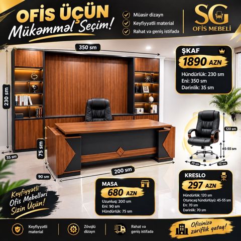 Ofis mebeli — Bakı
