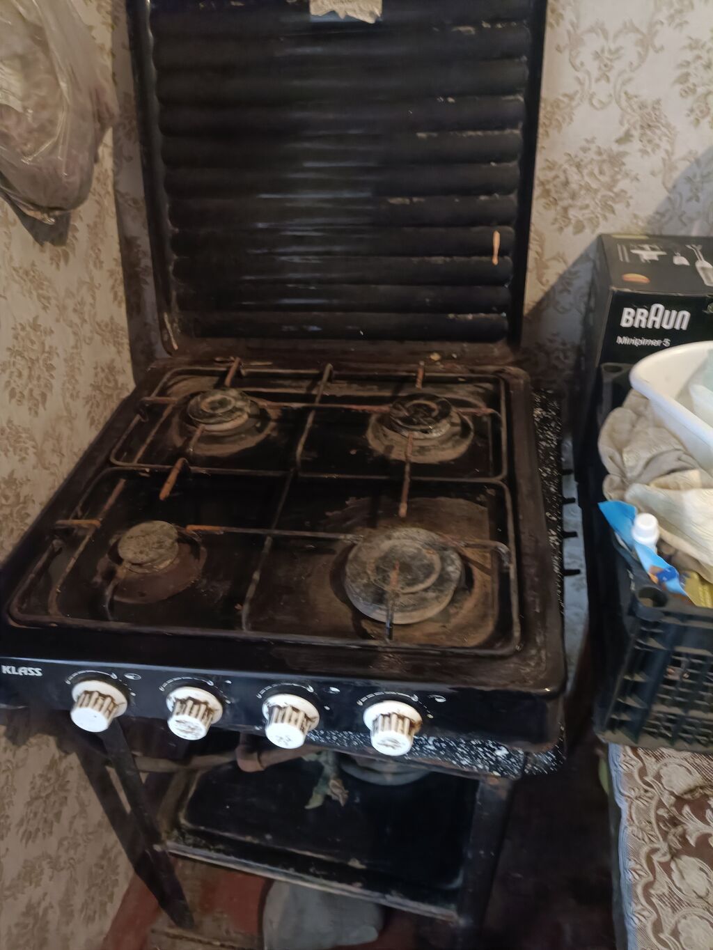 Qaz plitələri ayaqlı sovetin stolüstü turk bir gözü işləmir Gəncədə — Tikinti materialları, Gəncə (2)