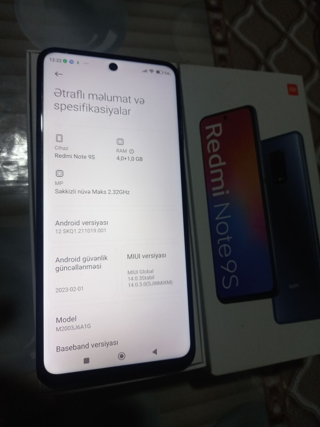 85Azn Redmi Note 9s 64Gb Zavod — Digər smartfonlar, Bakı (4)